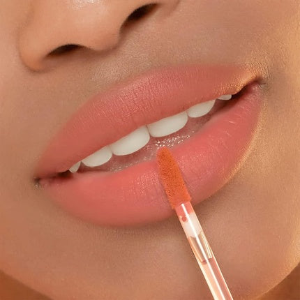 Etude House Fixing Tint #03 Mellow Peach Long Lasting High Pigmented Liquid Lipstick Waterproof Lightweight Matte Finish Lip Stain Full Coverage