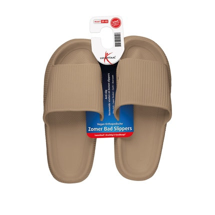 Lucovitaal Summer Bath Slipper 39-40 Taupe