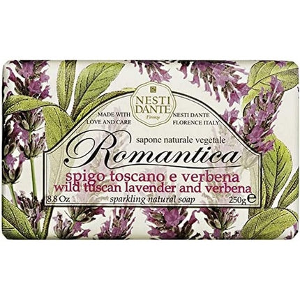 Nesti Dante Romantica Florentine Rose & Peony Soap 250g Lavender & Verbena