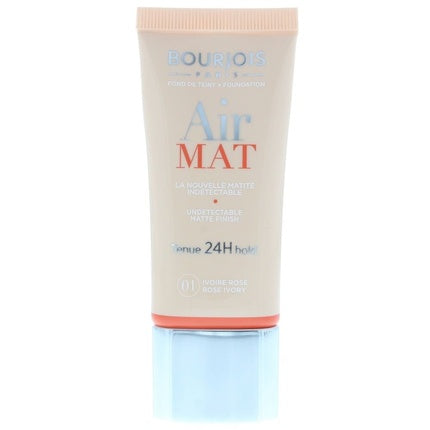 Bourjois Air Matt 24h Foundation 01 Ivory Rose 30ml Mattifying Covering Makeup