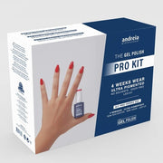 Andreia Professional Gel Nail Kit - PRO Kit with Ultrabond Nail Primer, Gel Base and Top Coat, The Gel Polish, Remover, Prep + Clean Cleanser, Washable Buffer & Nail File