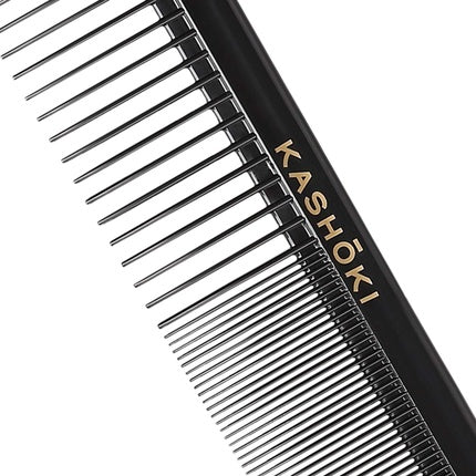 T4B KASHOKI Keiko Comb Hair Cutting Comb with Coarse and Fine Tines 21.5cm