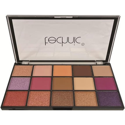 Technic Eyeshadow Palette 15 Pressed Pigment Persian Violet Shimmer Matte Eyes