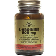 Solgar L-Arginine 500mg Vegetable Capsules for a Healthy Metabolism 50 Capsules