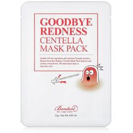 Benton Goodbye Redness Centella Cica Mask Pack Soothing Sheet Mask For Problematic Acneprone Skin