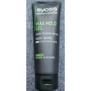 Men's Syoss Max Hold Hair Gel Professional Performance 250ml