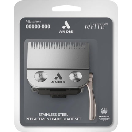 Andis 86015 Revite Fade Clipper Replacement Stainless Steel Blade