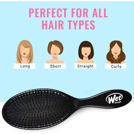 Wet Brush Original Detangler Hair Brush Classic Black - Exclusive Ultra-Soft