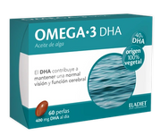 Eladiet Omega 3 Dha Algal Oil 60 Capsules