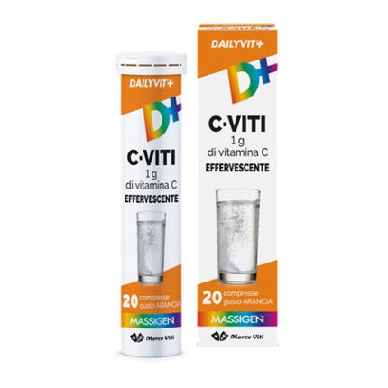 Dailyvit + C Screws 1G of Vitamin C Effervescent 20 Tablets