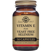 Solgar Vitamin E with Yeast Free Selenium Supports Immune System and Metabolism Vegetable Capsules