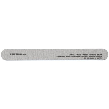 Xanitaliapro Nail File With Two Zones Thick Washable Zebra 100180