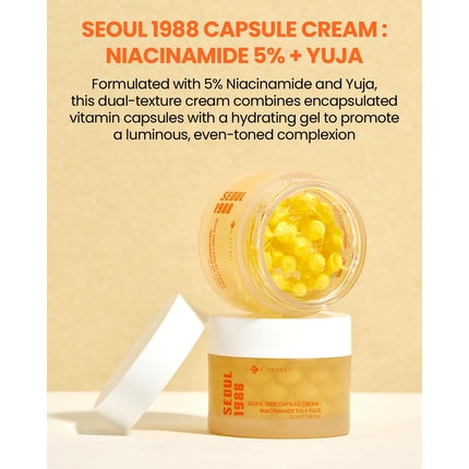 Ksecret Seoul 1988 Capsule Cream with Niacinamide and Yuja for Anti-Aging