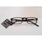 Reading Glasses Unisex Black +1.00 Diopter