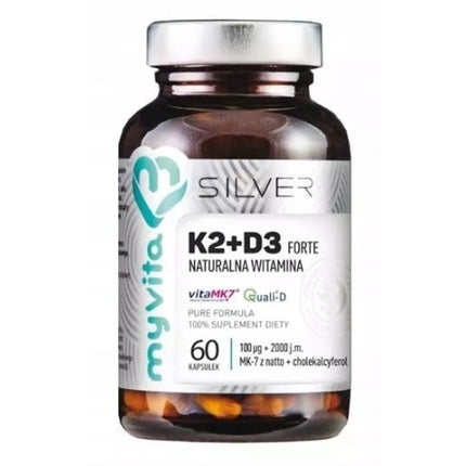 Myvita Premium K2d3 Forte - 60 Capsules For Advanced Bone Health