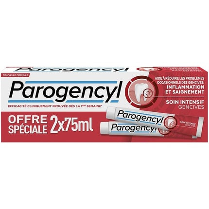 Parogencyl Intensive Gum Care Toothpaste 75ml - Pack of 2