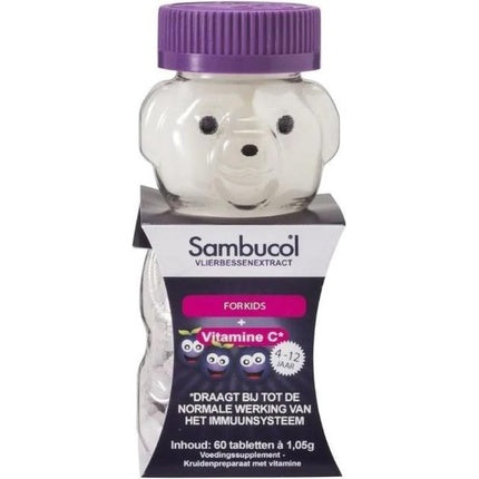 Sambucol Chewable Tablets Kids - 60 Chewable Tablets - Dietary Supplement