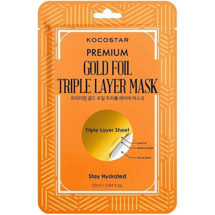 Vican Kocostar Premium Gold Foil Triple Layer Mask - 25ml