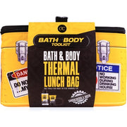 Accentra Bath + Body Toolkit Gift Set for Men in Thermal Bag - 200ml Shower Gel, 50ml Hand Scrub, and Net Sponge