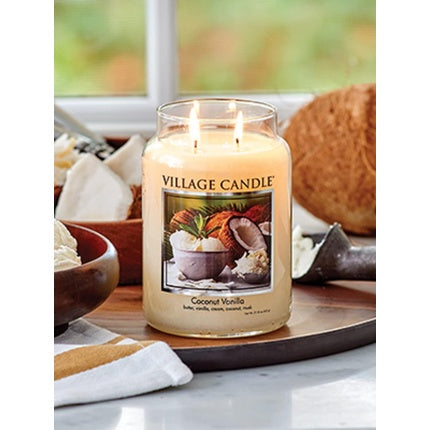 Village Candle Coconut Vanilla Large Jar