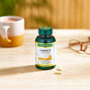 Nature's Bounty Complete B Vitamin Complex Caplets 100 Coated Capsules
