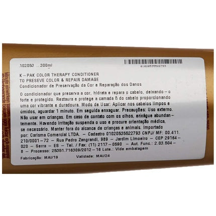 Joico K-Pak Color Therapy Conditioner 300ml