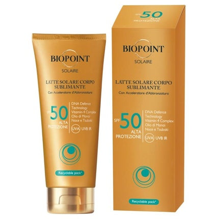 BIOPOINT SOLARE 200 ML FP50 LATTE Sun Protection Lotion