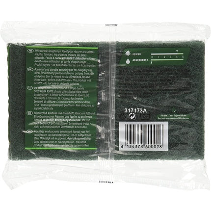 Scotch-Brite Heavy Duty Flat Scourer Triple Pack Pack Of 6