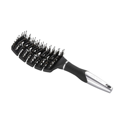 Max Pro Detangler Brush Silver - Perfect For Tangle-Free Hair