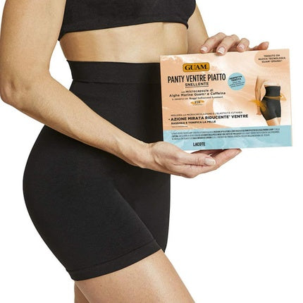Guam Panty Ventre Teller Black with Microcapsules of Marine Algae and Caffeine XS/S (38-40)