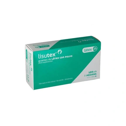 Lisutex Latex Gloves Size Medium 100 Units