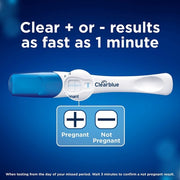 Clearblue Rapid Detection Pregnancy Test Results in as Fast as 1 Minute - Pack of 2 Tests