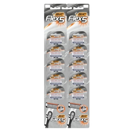 Bic Flex 5 Disposable Razors 10 Pieces