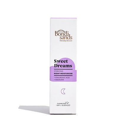 Bondi Sands Sweet Dreams Night Moisturiser Face Cream with Hyaluronic Acid and Squalane for Sensitive Skin 50ml