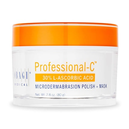 Obagi Medical Professional-C Microdermabrasion Polish + Mask 2.8 oz Glow Boosting Exfoliator with 30% Vitamin C for Brighter Smoother Youthful Looking Skin