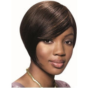 Sleek Chic Human Hair Wig 1B Off Black