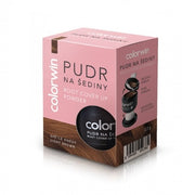 Colorwin Root Cover Up Powder Gray Retouching Powder With Mirror And Applicator Light Brown 3.2g