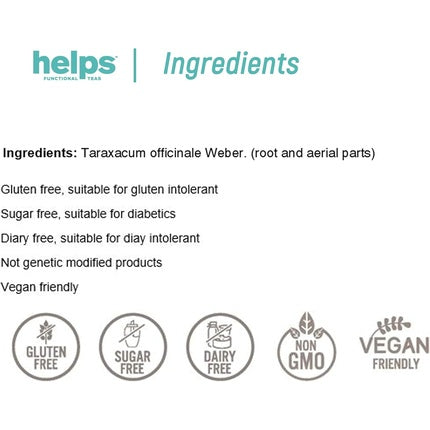 Helps Infusions Dandelion Infusion Diuretic
