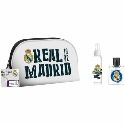 Real Madrid Eau De Toilette Spray 50ml Set Includes Body Spray 100ml