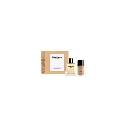 Burberry Hero Eau De Toilette Spray 100 Ml + Deodorant Stick 75 Ml Set