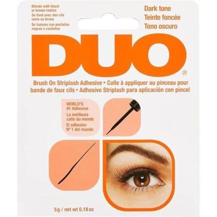 Duo Brush On Striplash Adhesive Dark Tone 0.18oz 5g