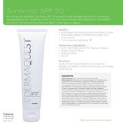 Dermaquest Peptide Vitality Sunarmor Sunscreen SPF 50 Anti-Aging Titanium