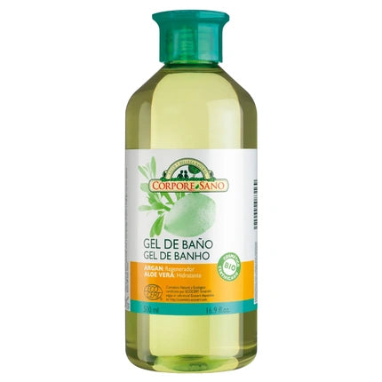Corpore Sano Moisturizing Bath Gel With Argan And Aloe Vera 500ml Eco