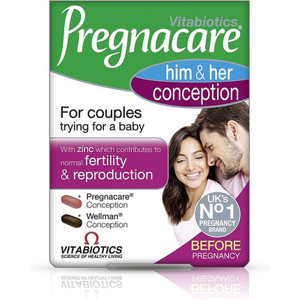 Pregnacare Vitabiotics His and Her Conception 60 Tablets