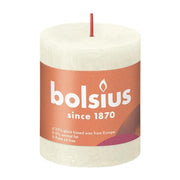 Bolsius Shine Stump Candle 80x68 Soft Pearl