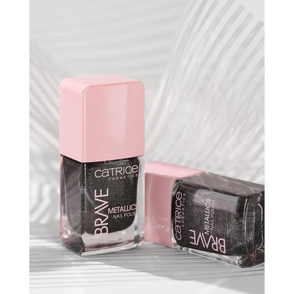 Catrice Brave Metallics Nail Polish 10.5ml - No. 01 Starry Nights Blue Metallic Long-Lasting Vegan and Acetone-Free