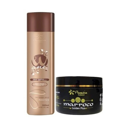 Floractive W-One Nanoplasty Hair Straightener Basic Kit 300ml W-One + 250g Mask