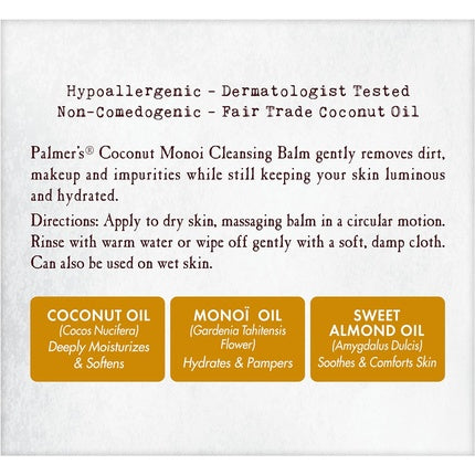 Palmers Coconut Oil Cleansing Balm 2.25 oz Cleanser