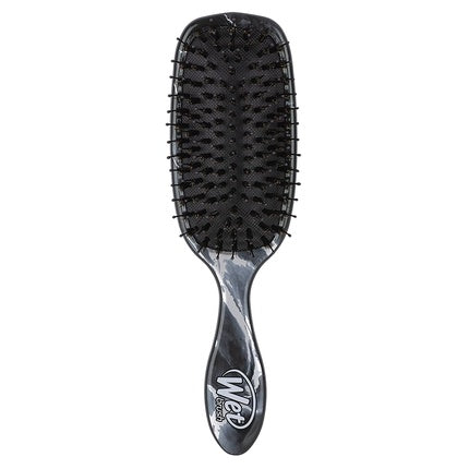 Wet Brush Shine Enhancer Brush Marble Onyx Hair Detangler with Natural Argan Oil - Metallic Marble Onyx