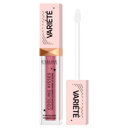 Eveline Variete Cooling Kisses Lip Gloss Enlarging Lips No. 05 New Romance 6.8ml